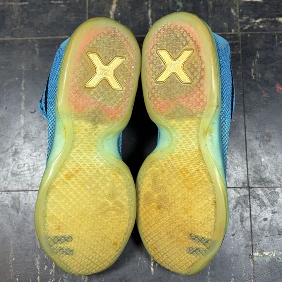 Nike Kobe 10 5 AM Flight (705317-403) Sz 13 Blue Lagoon Basketball Sneaker - Picture 5 of 6